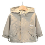 Boys Long Sleeves Hood Tailored Jacket